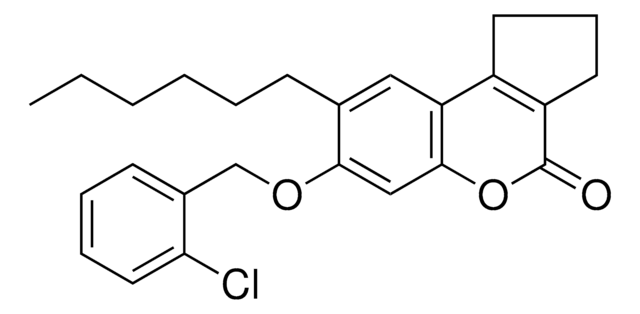 7-((2-CHLOROBENZYL)OXY)-8-HEXYL-2,3-DIHYDROCYCLOPENTA(C)CHROMEN-4(1H)-ONE AldrichCPR