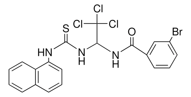 3-BROMO-N-(2,2,2-TRICHLORO-1-(3-NAPHTHALEN-1-YL-THIOUREIDO)-ETHYL)-BENZAMIDE AldrichCPR