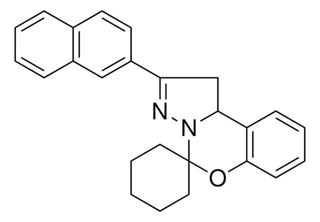 2-(NAPHTHALEN-2-YL)-1,10B-DIHYDROSPIRO[BENZO[E]PYRAZOLO[1,5-C][1,3]OXAZINE-5,1'-CYCLOHEXANE] AldrichCPR