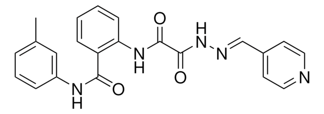 N-(3-METHYLPHENYL)-2-((OXO(2-(4-PYRIDINYLMETHYLENE)HYDRAZINO)AC)AMINO)BENZAMIDE AldrichCPR