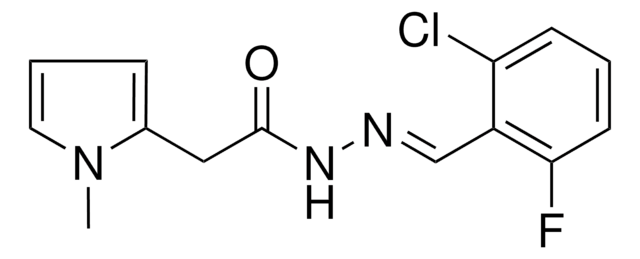 N'-(2-CHLORO-6-FLUOROBENZYLIDENE)-2-(1-METHYL-1H-PYRROL-2-YL)ACETOHYDRAZIDE AldrichCPR