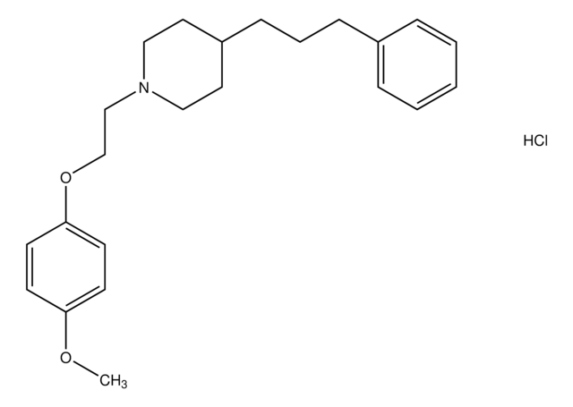 1-[2-(4-methoxyphenoxy)ethyl]-4-(3-phenylpropyl)piperidine hydrochloride AldrichCPR