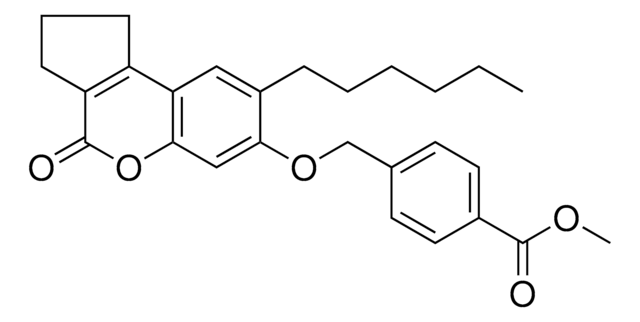 METHYL 4-{[(8-HEXYL-4-OXO-1,2,3,4-TETRAHYDROCYCLOPENTA[C]CHROMEN-7-YL)OXY]METHYL}BENZOATE AldrichCPR