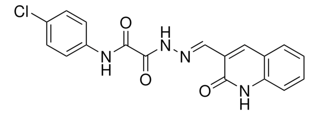 N-(4-CHLOROPHENYL)-2-OXO-2-{(2E)-2-[(2-OXO-1,2-DIHYDRO-3-QUINOLINYL)METHYLENE]HYDRAZINO}ACETAMIDE AldrichCPR