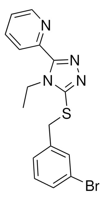 3-BROMOBENZYL 4-ETHYL-5-(2-PYRIDINYL)-4H-1,2,4-TRIAZOL-3-YL SULFIDE AldrichCPR