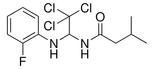 3-METHYL-N-(2,2,2-TRICHLORO-1-(2-FLUORO-PHENYLAMINO)-ETHYL)-BUTYRAMIDE AldrichCPR