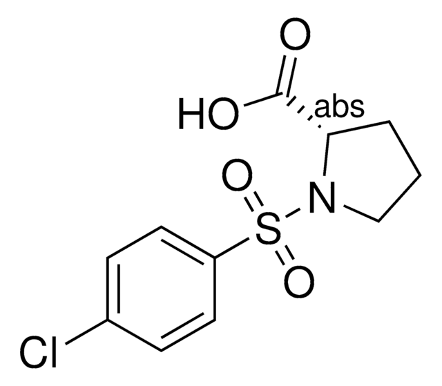 (2S)-1-[(4-Chlorophenyl)sulfonyl]-2-pyrrolidinecarboxylic acid AldrichCPR