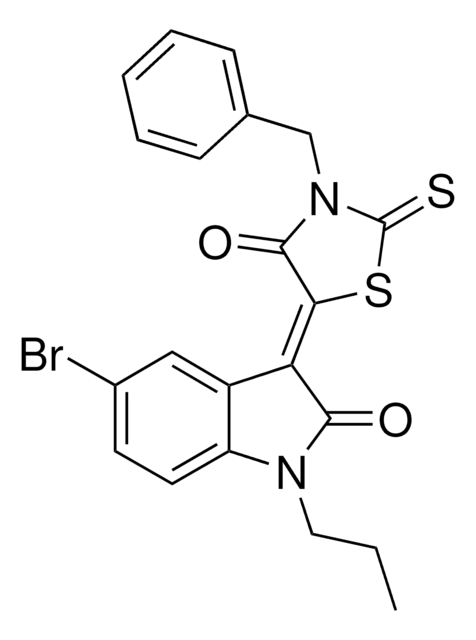 (3Z)-3-(3-BENZYL-4-OXO-2-THIOXO-1,3-THIAZOLIDIN-5-YLIDENE)-5-BROMO-1-PROPYL-1,3-DIHYDRO-2H-INDOL-2-ONE AldrichCPR