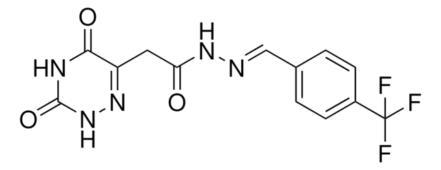 2-(3,5-DIOXO-2,3,4,5-TETRAHYDRO-1,2,4-TRIAZIN-6-YL)-N'-{(E)-[4-(TRIFLUOROMETHYL)PHENYL]METHYLIDENE}ACETOHYDRAZIDE AldrichCPR