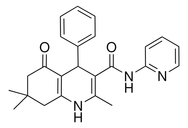 2,7,7-TRIMETHYL-5-OXO-4-PHENYL-N-(2-PYRIDINYL)-1,4,5,6,7,8-HEXAHYDRO-3-QUINOLINECARBOXAMIDE AldrichCPR