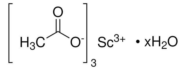 Scandium(III)-acetat Hydrat 99.9% trace metals basis