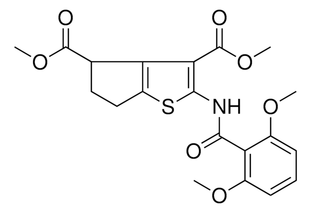 DIMETHYL 2-[(2,6-DIMETHOXYBENZOYL)AMINO]-5,6-DIHYDRO-4H-CYCLOPENTA[B]THIOPHENE-3,4-DICARBOXYLATE AldrichCPR