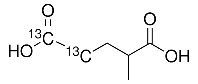 2-Methylglutaric-4,5-13C2 acid solution 1&#160;mg/mL in methanol, &#8805;98 atom % 13C, &#8805;95% (CP)