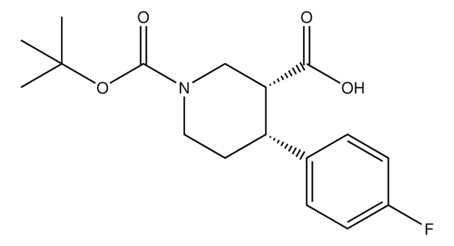 (3R,4R)-1-(tert-Butoxycarbonyl)-4-(4-fluorophenyl)-3-piperidinecarboxylic acid AldrichCPR