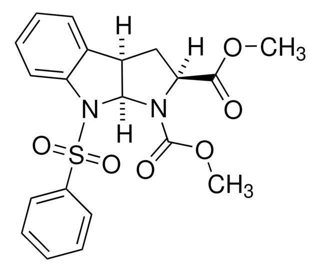 Dimethyl 2(S),3a(R),8a(S)-(+)-hexahydro-8-(phenylsulfonyl)pyrrolo[2,3-b]indole-1,2-dicarboxylate 99%