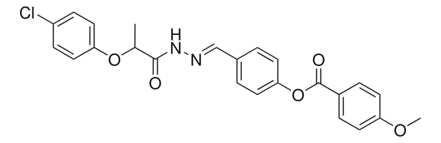 4-(2-(2-(4-CHLOROPHENOXY)PROPANOYL)CARBOHYDRAZONOYL)PHENYL 4-METHOXYBENZOATE AldrichCPR