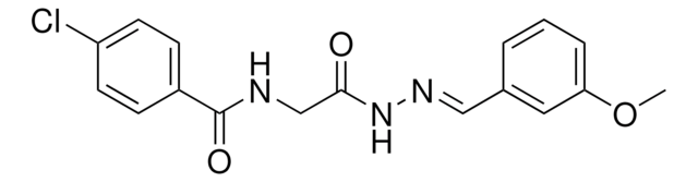 4-CHLORO-N-(2-(2-(3-METHOXYBENZYLIDENE)HYDRAZINO)-2-OXOETHYL)BENZAMIDE AldrichCPR