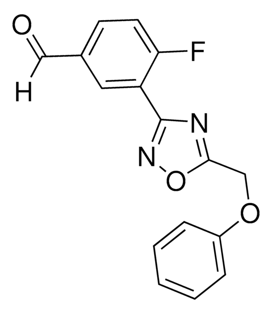 4-Fluoro-3-[5-(phenoxymethyl)-1,2,4-oxadiazol-3-yl]benzaldehyde AldrichCPR