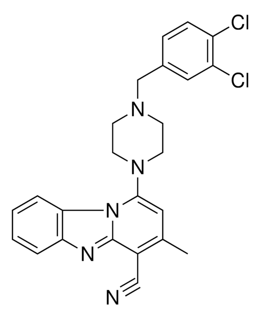 1-[4-(3,4-DICHLOROBENZYL)-1-PIPERAZINYL]-3-METHYLPYRIDO[1,2-A]BENZIMIDAZOLE-4-CARBONITRILE AldrichCPR