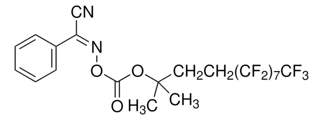 2-[(4,4,5,5,6,6,7,7,8,8,9,9,10,10,11,11,11-Heptadecafluoro-1,1-dimethylundecyloxy)carbonyloxyimino]-2-phenylacetonitrile &#8805;97.0%