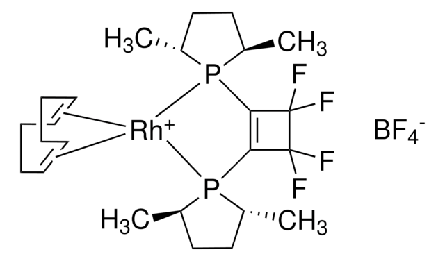 1,2-Bis[(2R,5R)-2,5-dimethylphospholano]-3,3,4,4-tetrafluoro-1-cyclobutene(1,5-cyclooctadiene)rhodium(I) tetrafluoroborate 95%