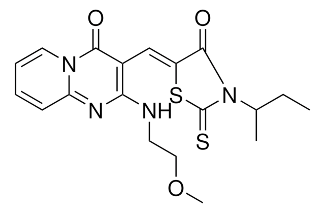 3-[(Z)-(3-SEC-BUTYL-4-OXO-2-THIOXO-1,3-THIAZOLIDIN-5-YLIDENE)METHYL]-2-[(2-METHOXYETHYL)AMINO]-4H-PYRIDO[1,2-A]PYRIMIDIN-4-ONE AldrichCPR