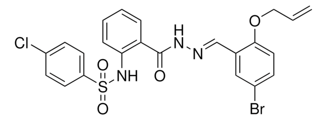 N-[2-({(2E)-2-[2-(ALLYLOXY)-5-BROMOBENZYLIDENE]HYDRAZINO}CARBONYL)PHENYL]-4-CHLOROBENZENESULFONAMIDE AldrichCPR