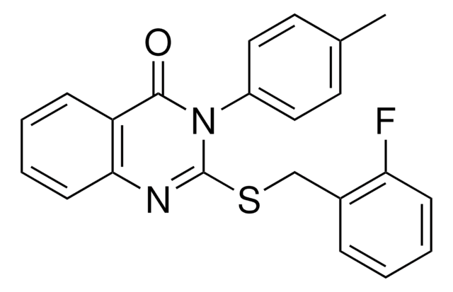 2-((2-FLUOROBENZYL)THIO)-3-(4-METHYLPHENYL)-4(3H)-QUINAZOLINONE AldrichCPR