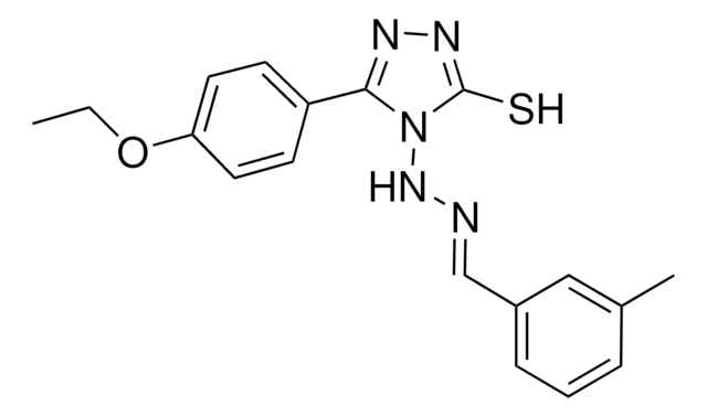 3-METHYLBENZALDEHYDE [3-(4-ETHOXYPHENYL)-5-SULFANYL-4H-1,2,4-TRIAZOL-4-YL]HYDRAZONE AldrichCPR