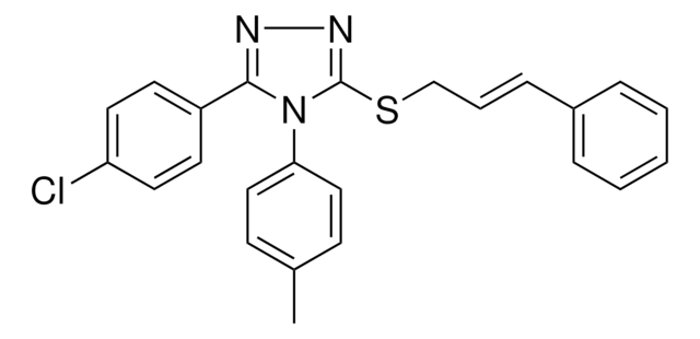 3-(4-CHLOROPHENYL)-5-(CINNAMYLTHIO)-4-(4-METHYLPHENYL)-4H-1,2,4-TRIAZOLE AldrichCPR