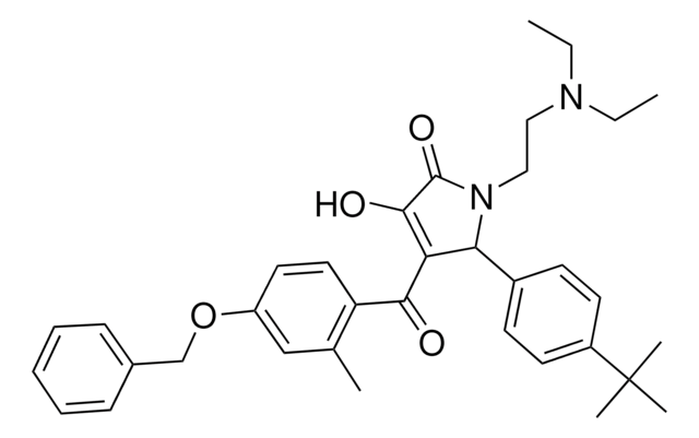 4-[4-(BENZYLOXY)-2-METHYLBENZOYL]-5-(4-TERT-BUTYLPHENYL)-1-[2-(DIETHYLAMINO)ETHYL]-3-HYDROXY-1,5-DIHYDRO-2H-PYRROL-2-ONE AldrichCPR