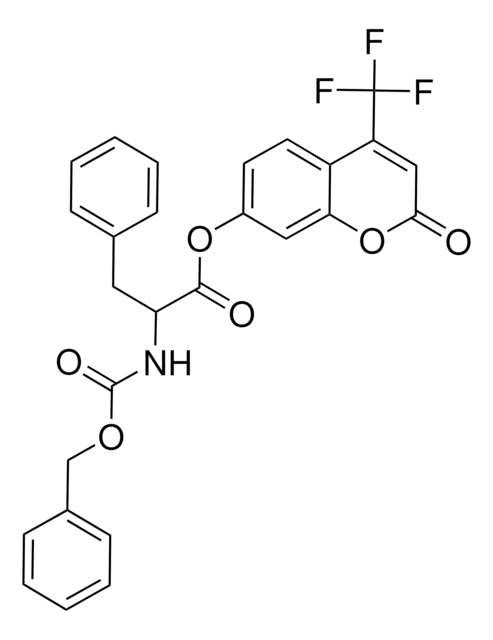 2-OXO-4-(TRIFLUOROMETHYL)-2H-CHROMEN-7-YL 2-{[(BENZYLOXY)CARBONYL]AMINO}-3-PHENYLPROPANOATE AldrichCPR