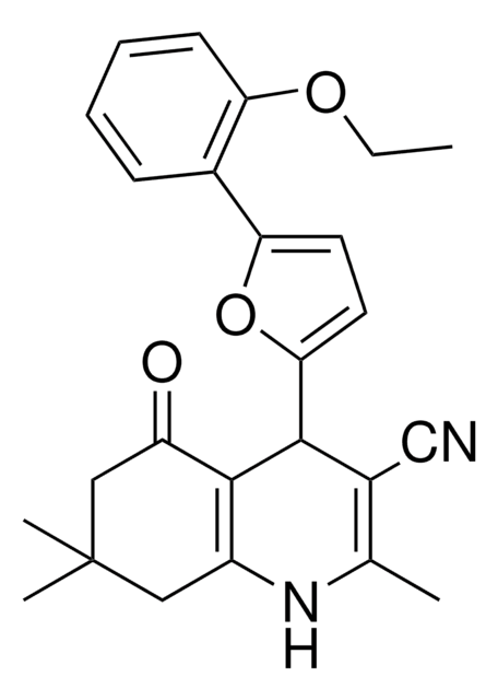 4-(5-(2-ETHOXYPHENYL)-2-FURYL)-2,7,7-TRIMETHYL-5-OXO-1,4,5,6,7,8-HEXAHYDRO-3-QUINOLINECARBONITRILE AldrichCPR