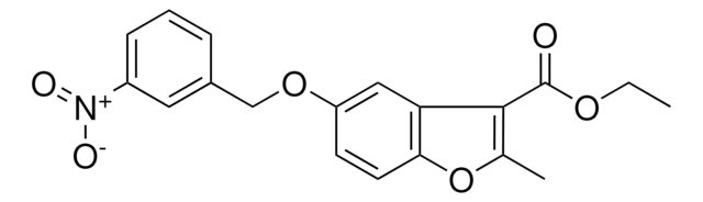 ETHYL 2-METHYL-5-((3-NITROBENZYL)OXY)-1-BENZOFURAN-3-CARBOXYLATE AldrichCPR