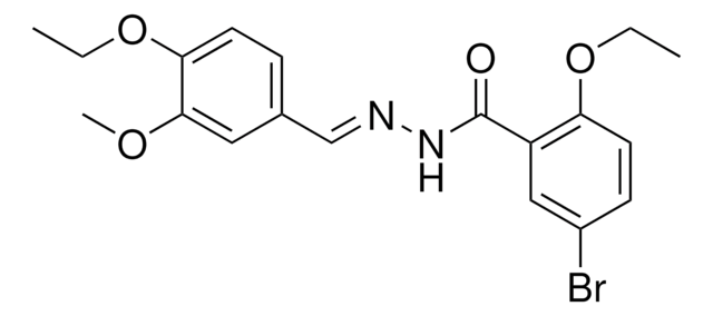 5-BROMO-2-ETHOXY-N'-(4-ETHOXY-3-METHOXYBENZYLIDENE)BENZOHYDRAZIDE AldrichCPR