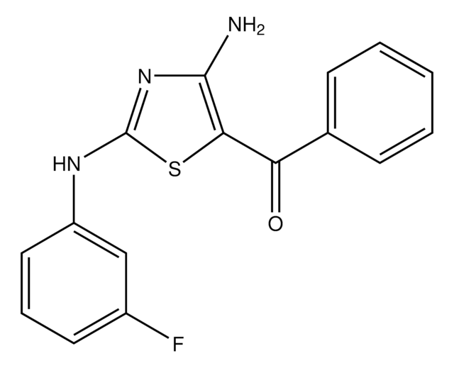 (4-Amino-2-(3-fluorophenylamino)thiazol-5-yl)(phenyl)methanone