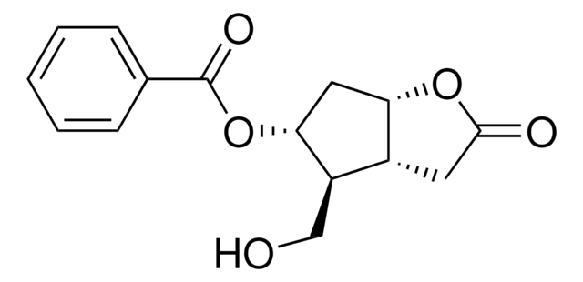 (3aR,4S,5R,6aS)-(&#8722;)-5-(Benzoyloxy)hexahydro-4-(hydroxymethyl)-2H-cyclopenta[b]furan-2-one 97%