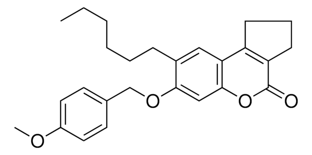 8-HEXYL-7-((4-METHOXYBENZYL)OXY)-2,3-DIHYDROCYCLOPENTA(C)CHROMEN-4(1H)-ONE AldrichCPR