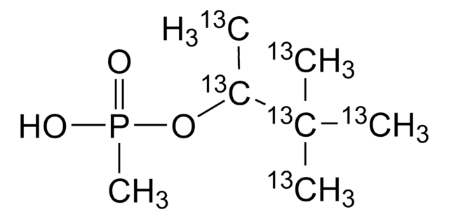 Pinacolyl hydrogen methylphosphonate-13C6 (trimethylpropyl-13C6) solution 100&#160;&#956;g/mL in methanol, ampule of 1.2&#160;mL, certified reference material, Cerilliant&#174;