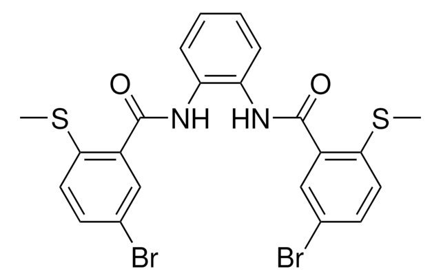 5-BROMO-N-(2-{[5-BROMO-2-(METHYLSULFANYL)BENZOYL]AMINO}PHENYL)-2-(METHYLSULFANYL)BENZAMIDE AldrichCPR