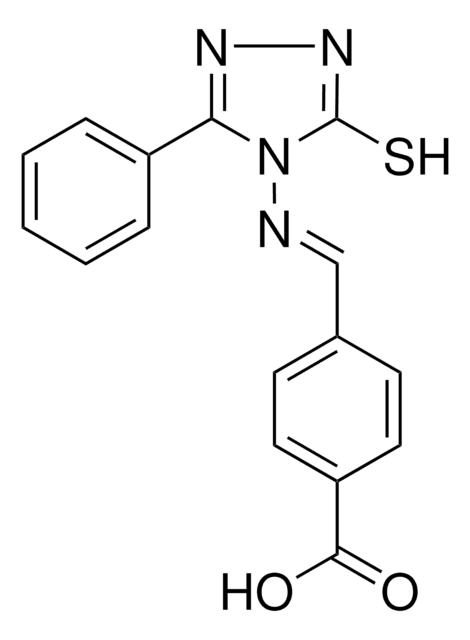 4-(((3-MERCAPTO-5-PHENYL-4H-1,2,4-TRIAZOL-4-YL)IMINO)METHYL)BENZOIC ACID AldrichCPR