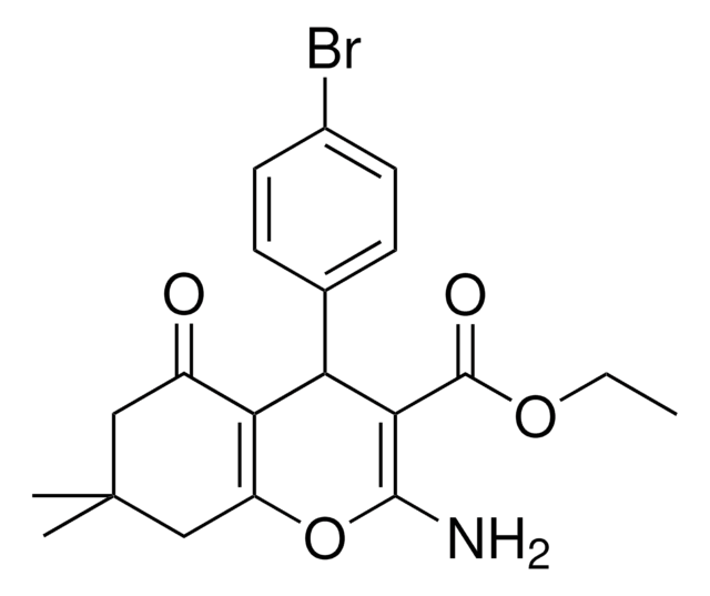 ETHYL 2-AMINO-4-(4-BROMOPHENYL)-7,7-DIMETHYL-5-OXO-5,6,7,8-TETRAHYDRO-4H-CHROMENE-3-CARBOXYLATE AldrichCPR