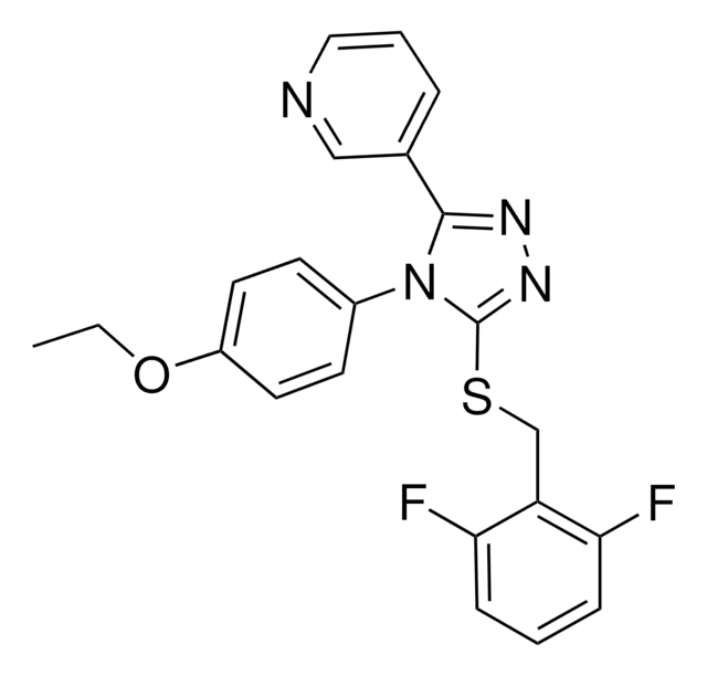 3-[5-[(2,6-DIFLUOROBENZYL)SULFANYL]-4-(4-ETHOXYPHENYL)-4H-1,2,4-TRIAZOL-3-YL]PYRIDINE AldrichCPR