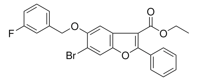 ETHYL 6-BROMO-5-((3-FLUOROBENZYL)OXY)-2-PHENYL-1-BENZOFURAN-3-CARBOXYLATE AldrichCPR