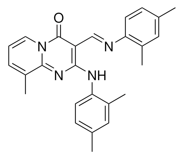 2-(2,4-DIMETHYLANILINO)-3-{(E)-[(2,4-DIMETHYLPHENYL)IMINO]METHYL}-9-METHYL-4H-PYRIDO[1,2-A]PYRIMIDIN-4-ONE AldrichCPR