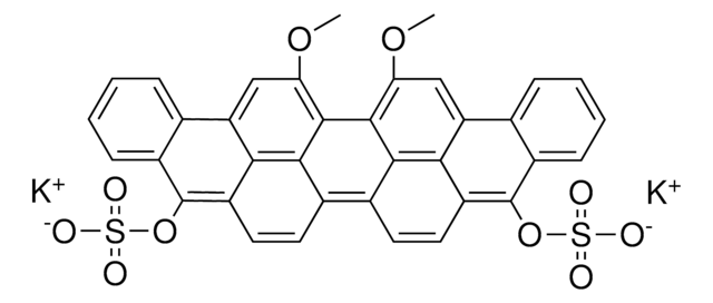 POTASSIUM 16,17-DIMETHOXYANTHRA[9,1,2-CDE]BENZO[RST]PENTAPHENE-5,10-DIYL DISULFATE AldrichCPR