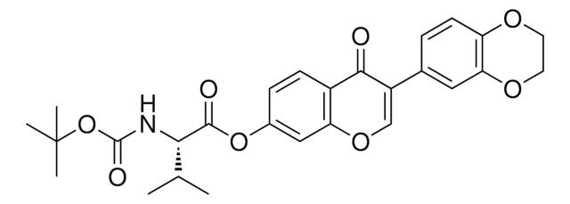 3-(2,3-DIHYDRO-1,4-BENZODIOXIN-6-YL)-4-OXO-4H-CHROMEN-7-YL (2S)-2-[(TERT-BUTOXYCARBONYL)AMINO]-3-METHYLBUTANOATE AldrichCPR