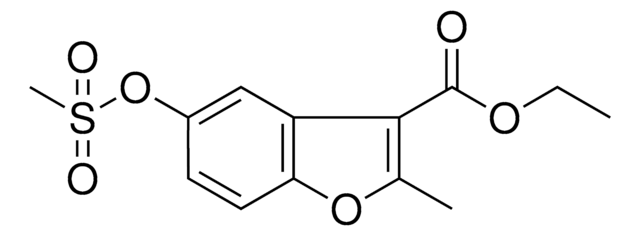 ETHYL 2-METHYL-5-((METHYLSULFONYL)OXY)-1-BENZOFURAN-3-CARBOXYLATE AldrichCPR