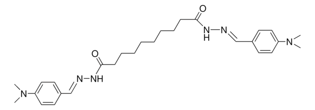 N'(1),N'(10)-BIS{(E)-[4-(DIMETHYLAMINO)PHENYL]METHYLIDENE}DECANEDIHYDRAZIDE AldrichCPR