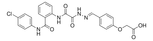 [4-((E)-{[{2-[(4-CHLOROANILINO)CARBONYL]ANILINO}(OXO)ACETYL]HYDRAZONO}METHYL)PHENOXY]ACETIC ACID AldrichCPR